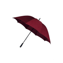 27 Inch Fiberglass Straight Extra Long Golf Umbrella With Logo Prints